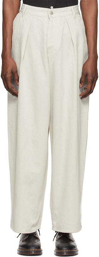 Photo: HOPE Off-White Organic Cotton Trousers