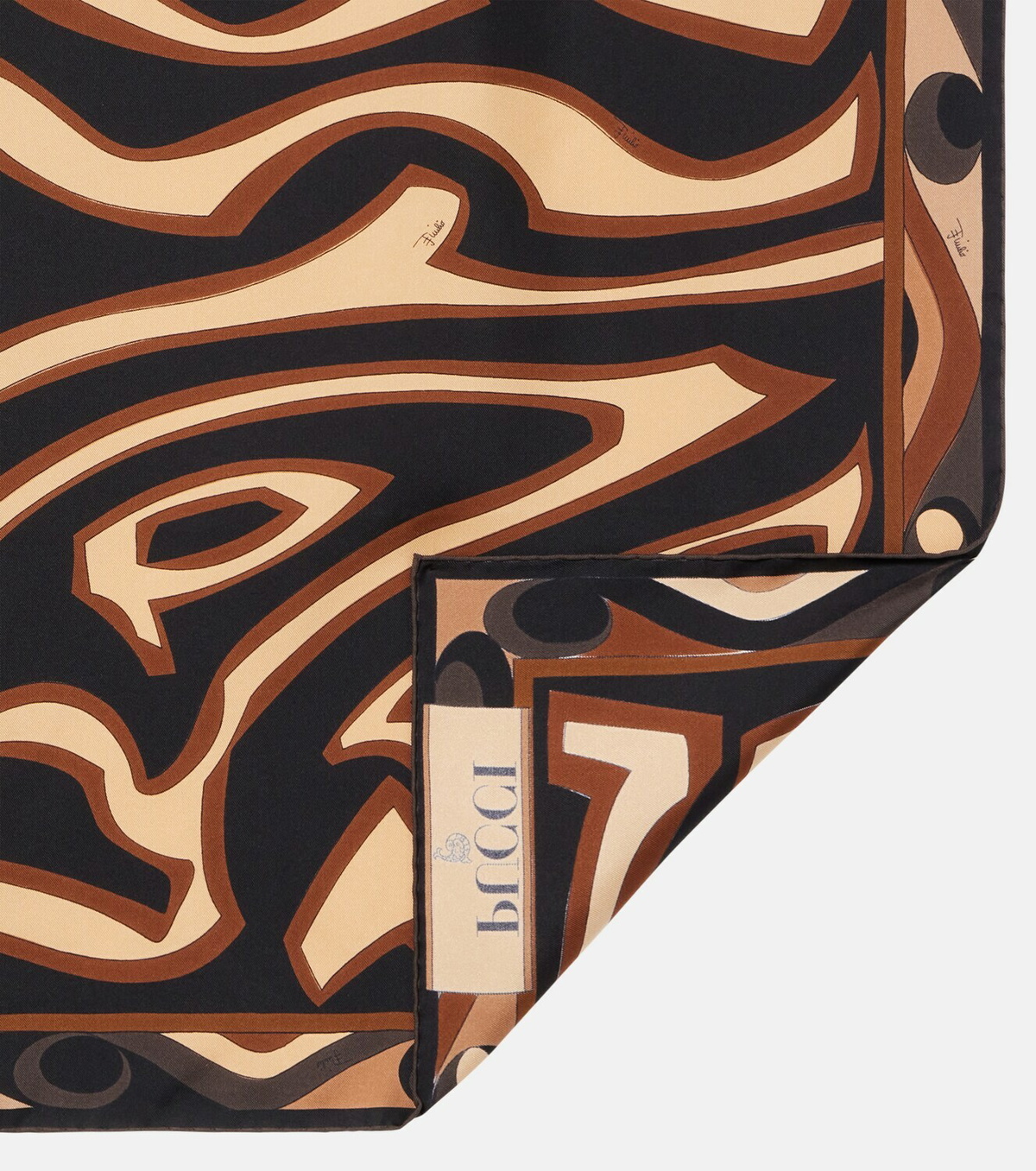 Pucci Labirinto silk twill scarf