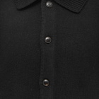 FrizmWORKS Men's Wool Knit Cardigan Jacket in Black