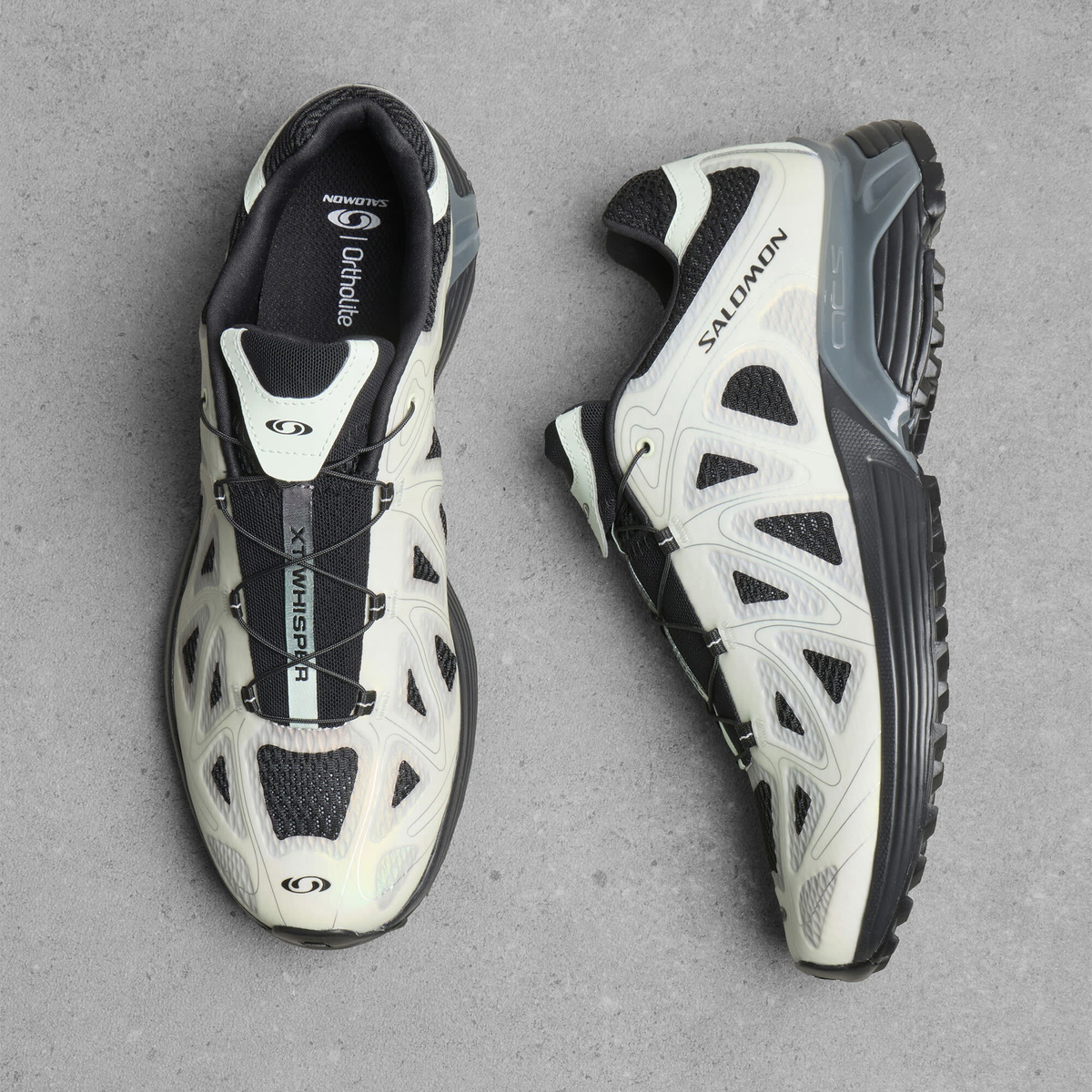 Salomon XT-Whisper Void Sneaker in Black/Aqua/Green