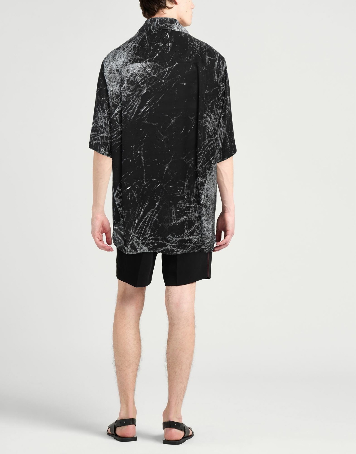 Mcqueen Mens Shirt in Black