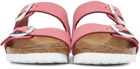 Birkenstock Pink Nubuck Narrow Arizona Sandals