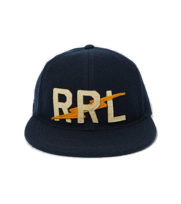 Photo: RRL Patched cotton-blend baseball cap