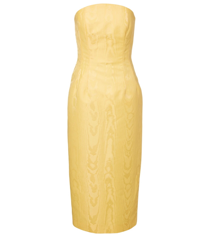 Photo: Emilia Wickstead Hailee moiré mikado corset dress