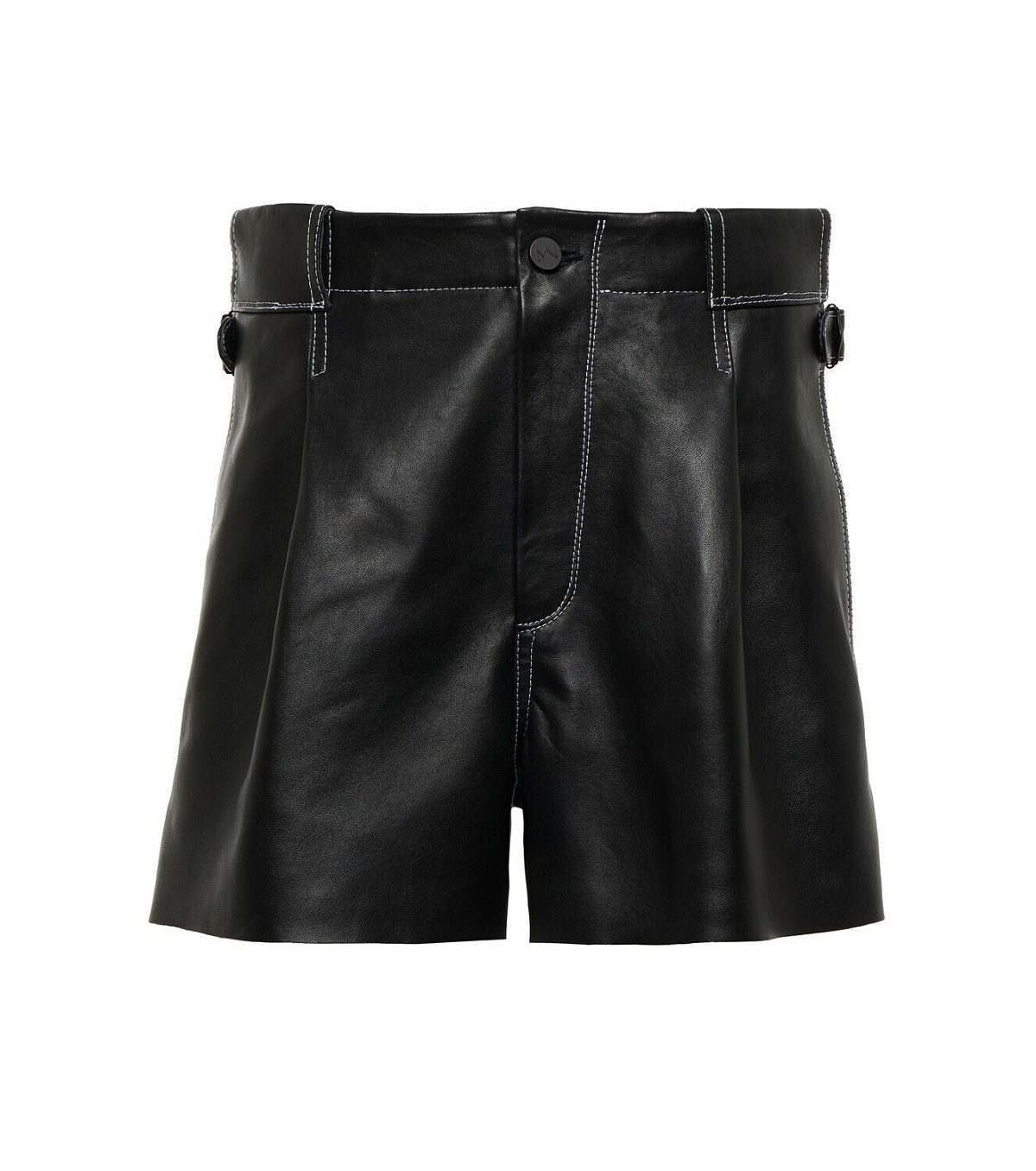 The Mannei Sakib leather shorts