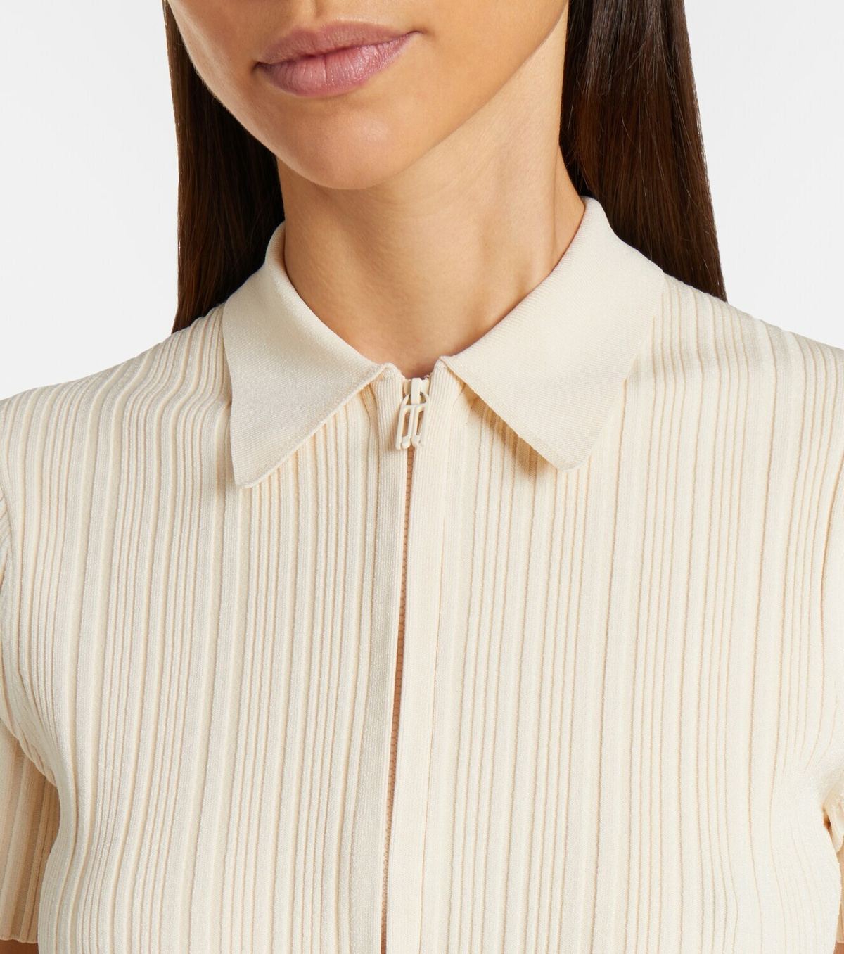 Victoria Beckham Ribbed-knit top