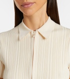 Victoria Beckham Ribbed-knit top