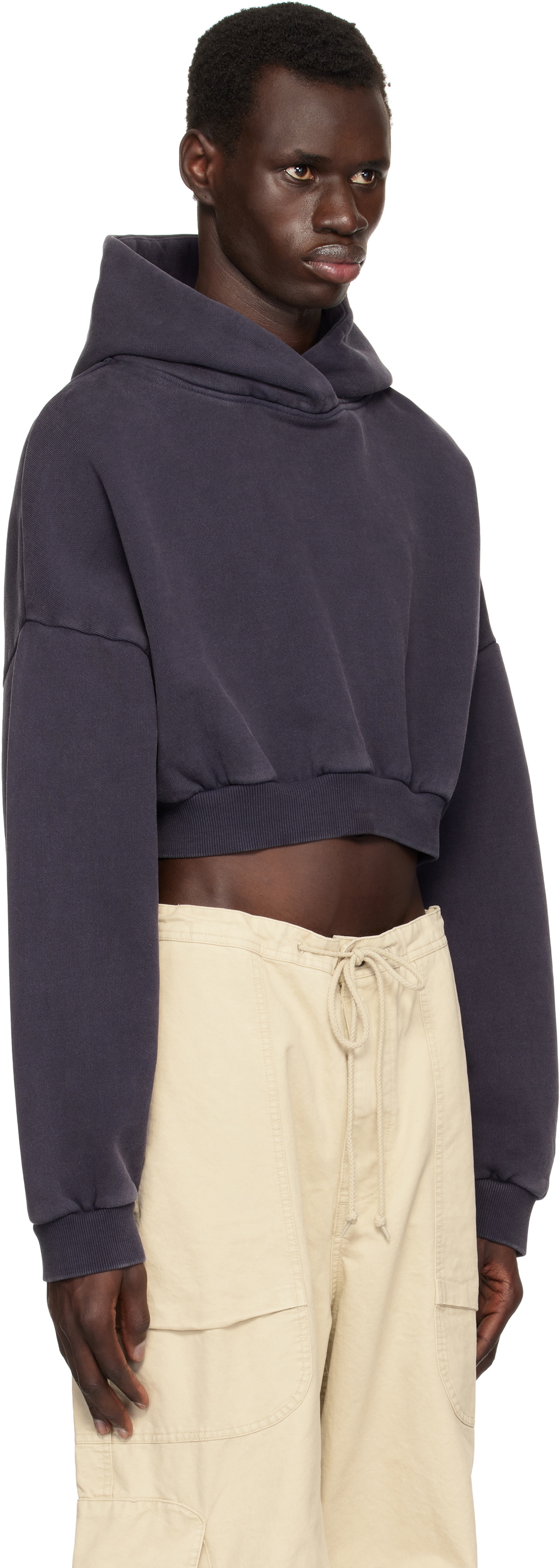 ENTIRE STUDIO CROPPED HEAVY HOOD INK Entire Studios - Cropped