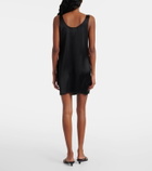 Leset Barb satin slip dress