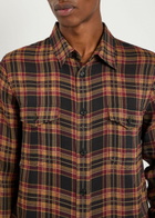 Saint Laurent Plaid Wool Shirt Multicoloured 1