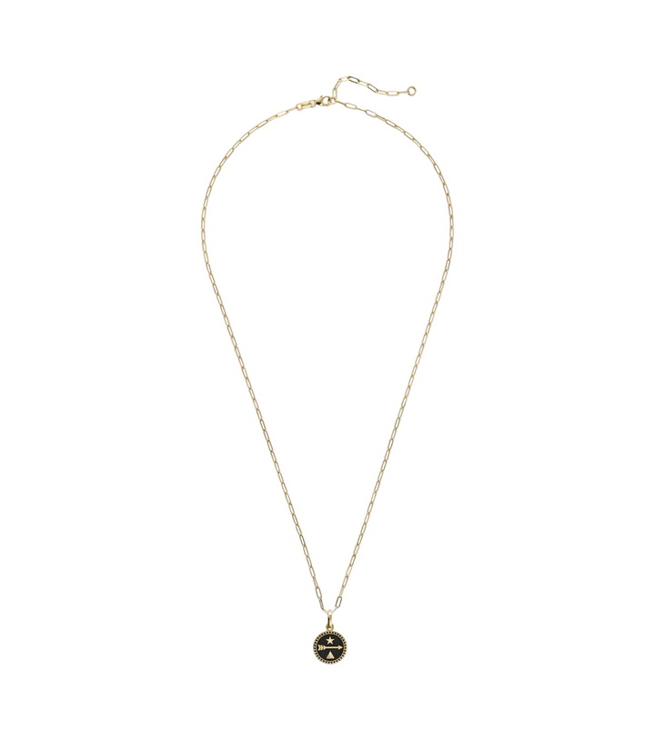 Photo: FoundRae Dream Superfine 18kt gold (750/1000) and ceramic pendant necklace with diamonds