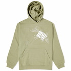 Dime Men's Wings Hoodie in Army Green