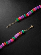 JIA JIA - Jumbo Gold Rainbow Opal Necklace