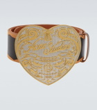 Acne Studios Logo leather belt