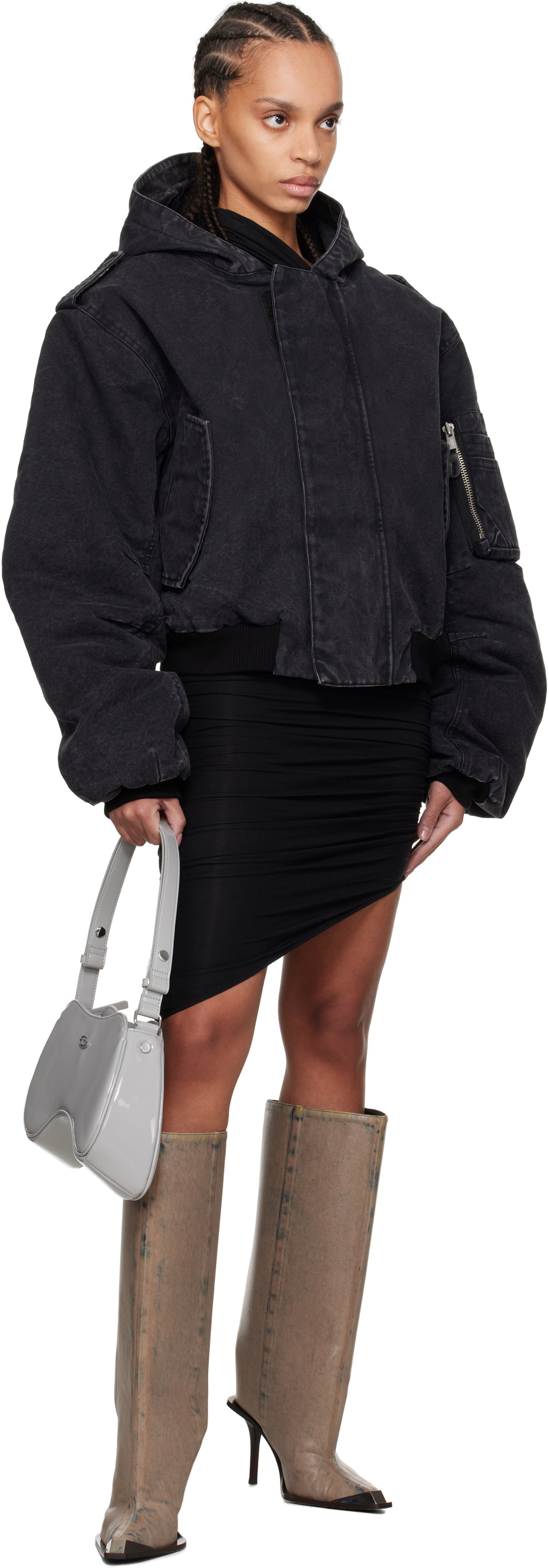 entire studios W2 BOMBER BLACK ボンバージャケット Entire Studios 
