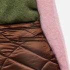 Daniëlle Cathari Women's x Woolrich Quilted Mini Skirt in Chocolate Brown