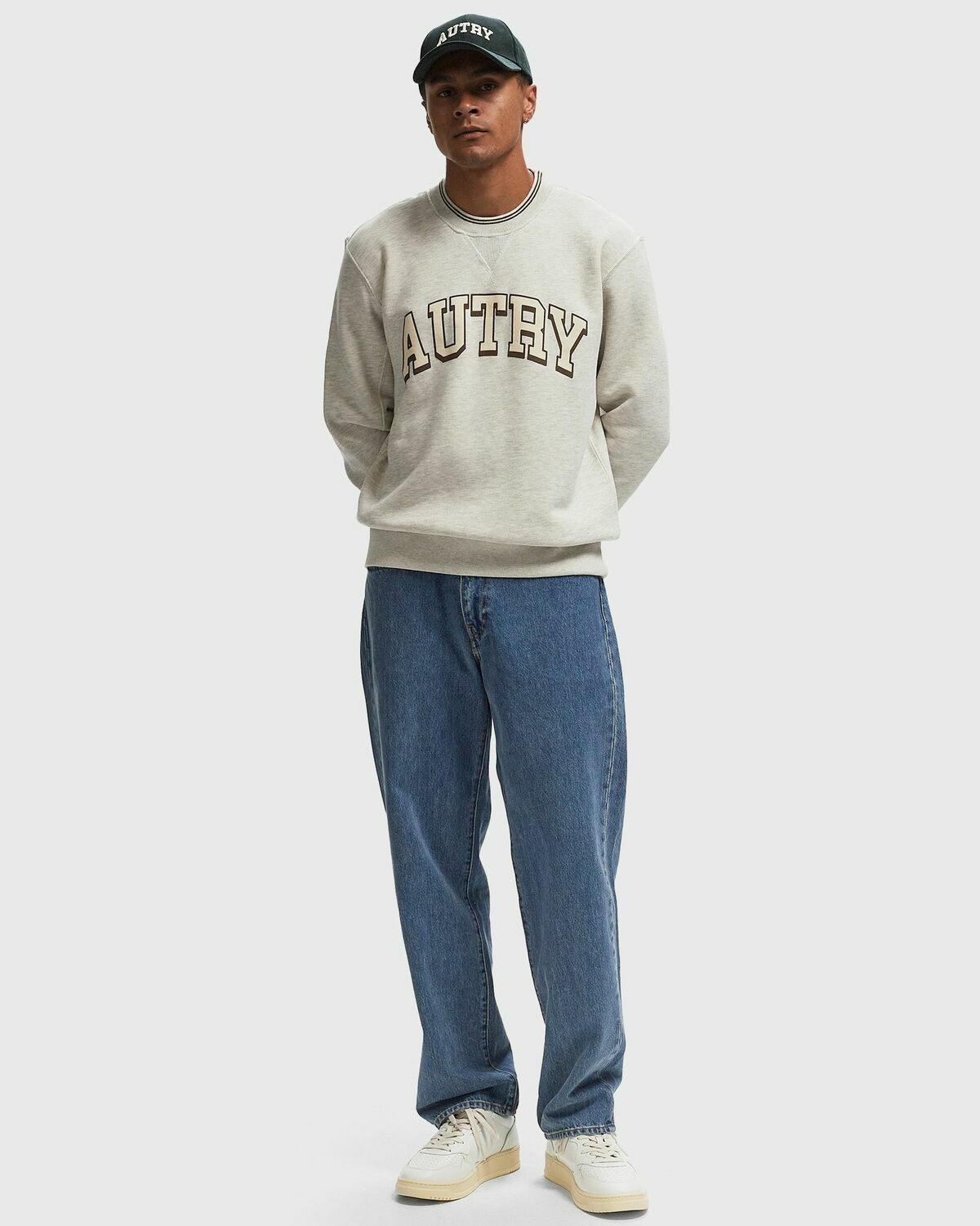 Autry Action Shoes Sweatshirt Main Man White Sweatshirts