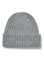 Mr P. - Cairn Ribbed Cashmere Beanie