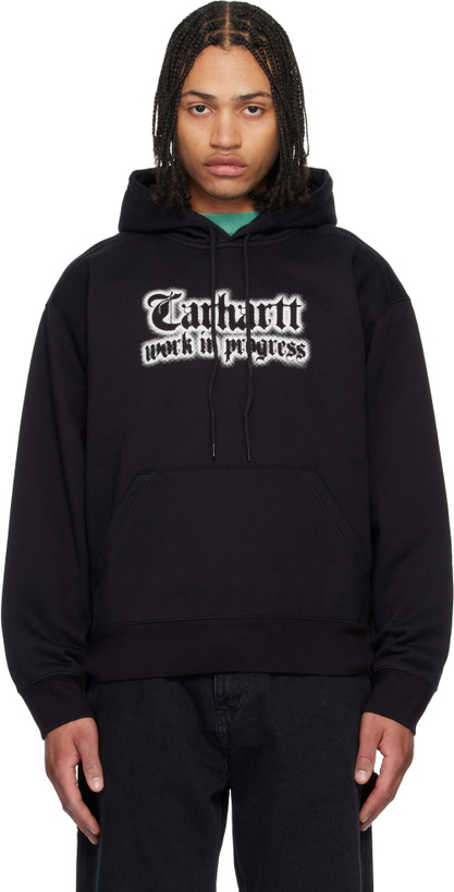 Photo: Carhartt Work In Progress Black World Tour Hoodie