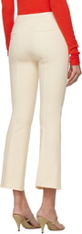 High Sport Off-White Kick Trousers