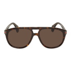 Gucci Tortoiseshell Aviator Sunglasses