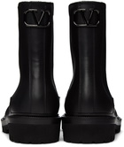 Valentino Garavani Black VLogo Chelsea Boots