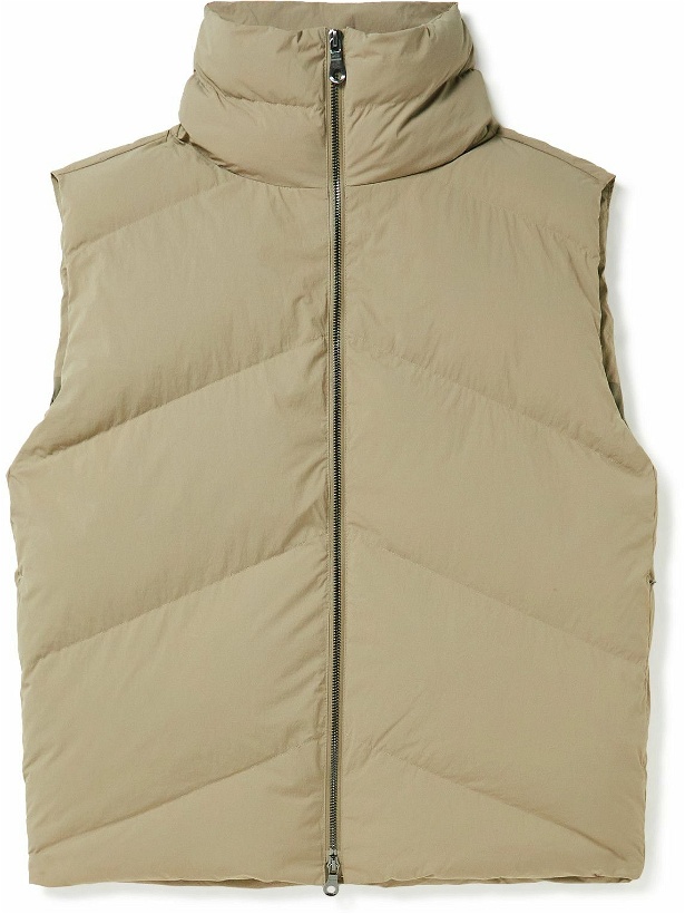 Photo: Studio Nicholson - Trait Quilted Padded Shell Gilet - Neutrals