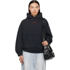 Balenciaga Black Faded Hoodie