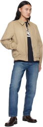 A.P.C. Beige Gilbert Bomber Jacket