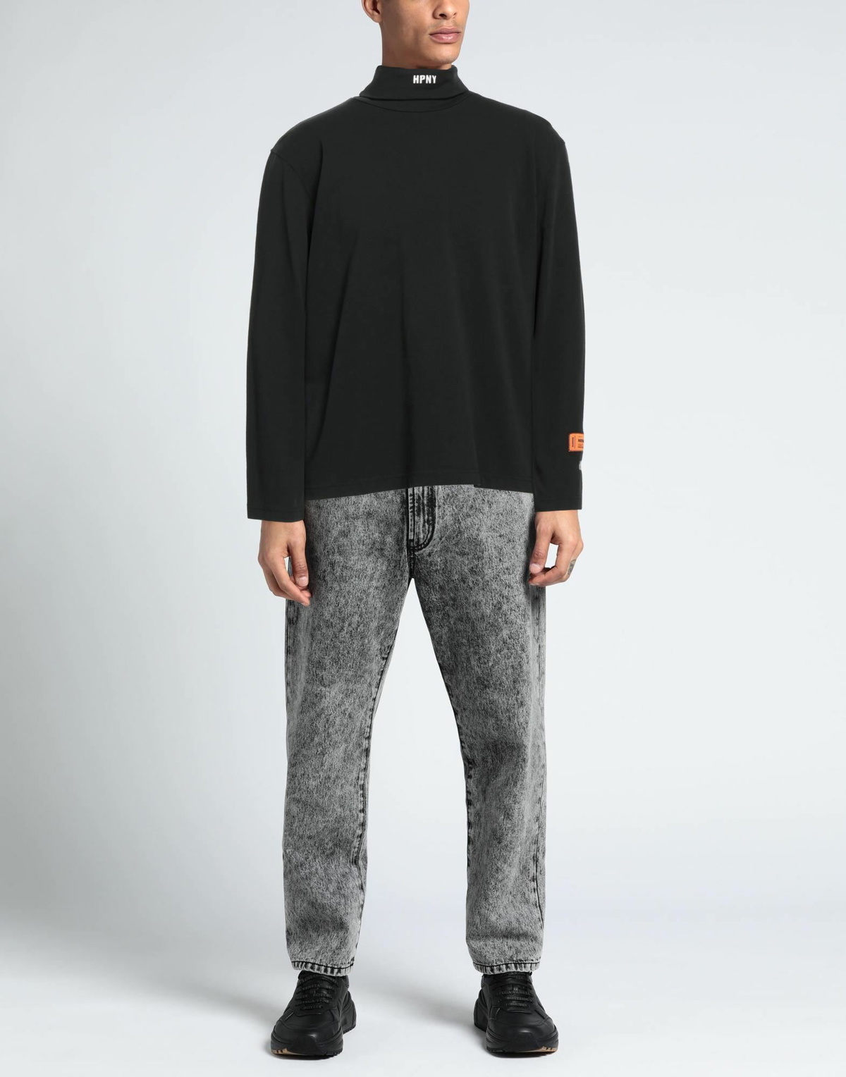 Heron Preston Mens T-shirt in Black