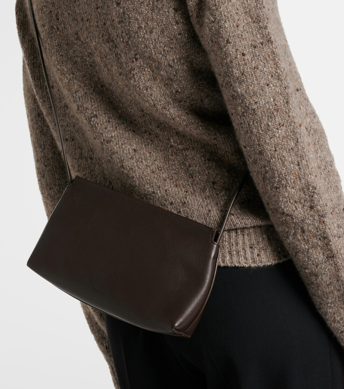The Row Rene leather shoulder bag