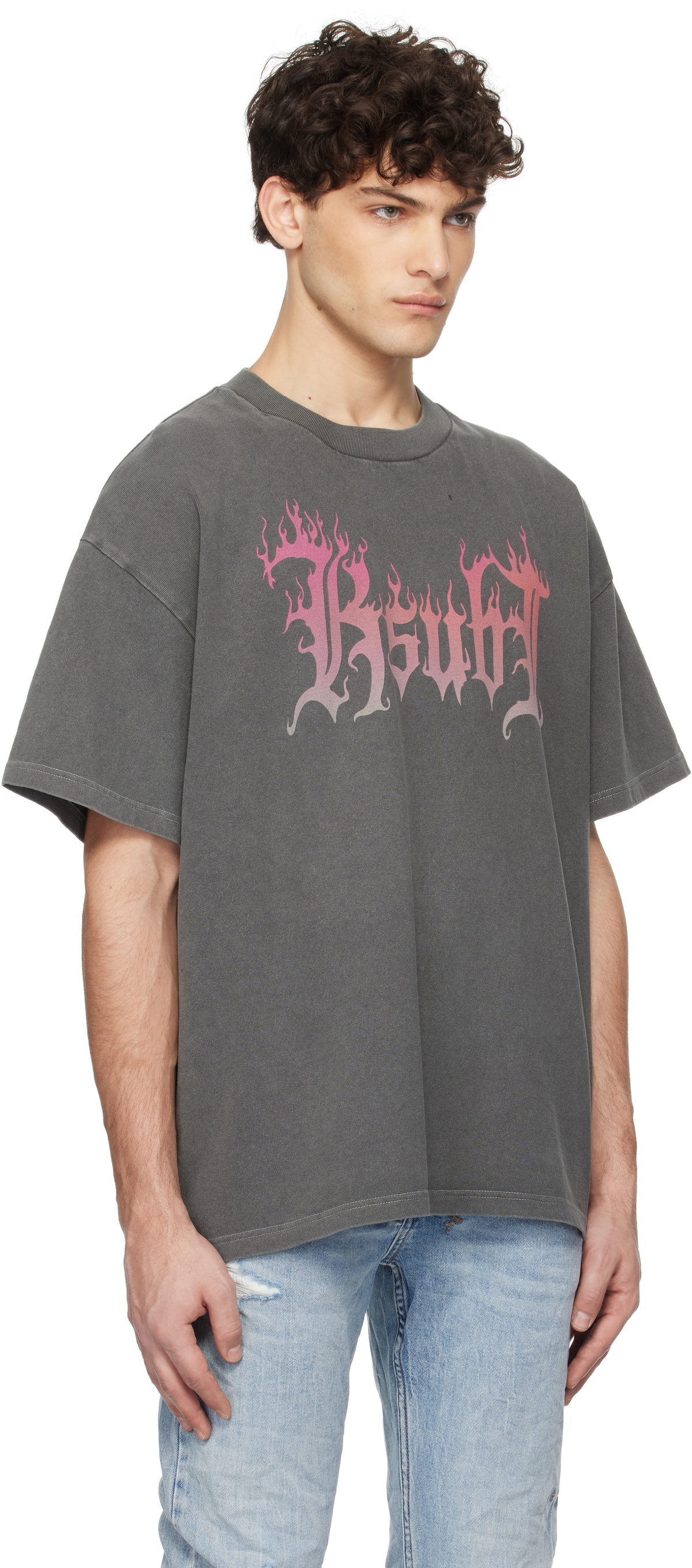 Ksubi Gray Fuego Ekcess T-shirt Ksubi