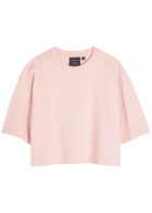 Canada Goose Addison Cropped Cotton T-shirt Rose