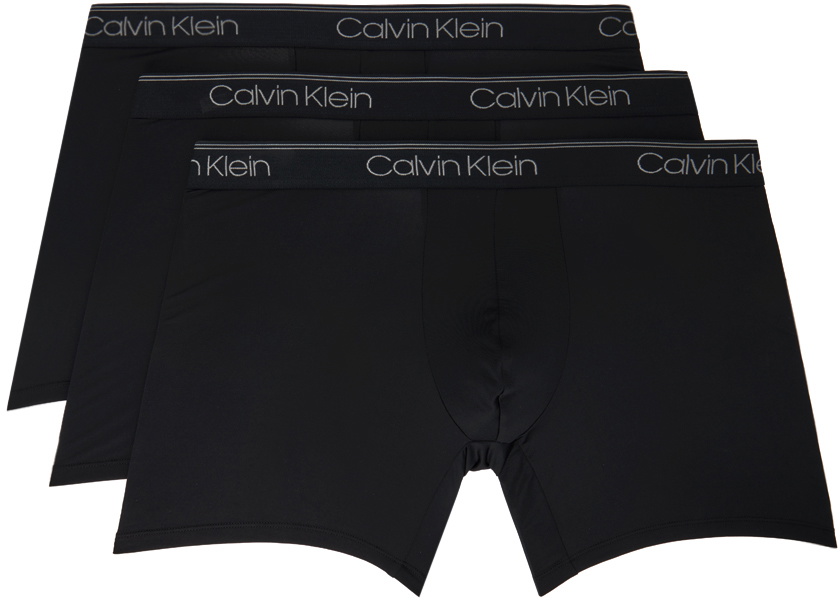 Calvin Klein Underwear - Three-Pack Stretch-Cotton Boxer Briefs - Multi  Calvin Klein Underwear