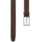 Hugo Boss - 3cm Carmello Full-Grain Leather Belt - Brown
