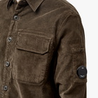 C.P. Company Men's Corduroy Overshirt in Olive Night