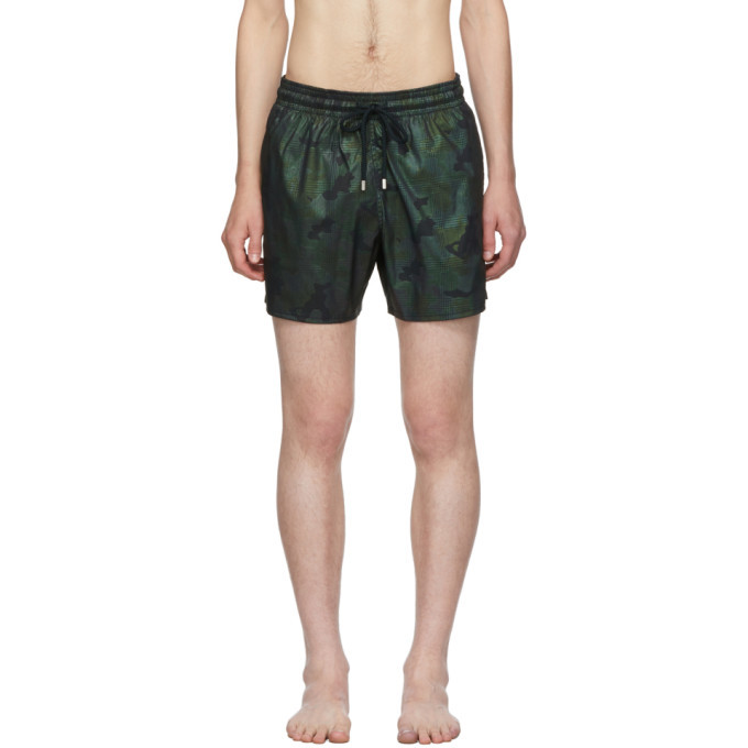 Photo: Vilebrequin Navy Prince de Galles Moorise Swim Shorts