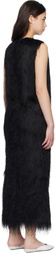 Loulou de Saison Black TIWA Fringed Maxi Dress