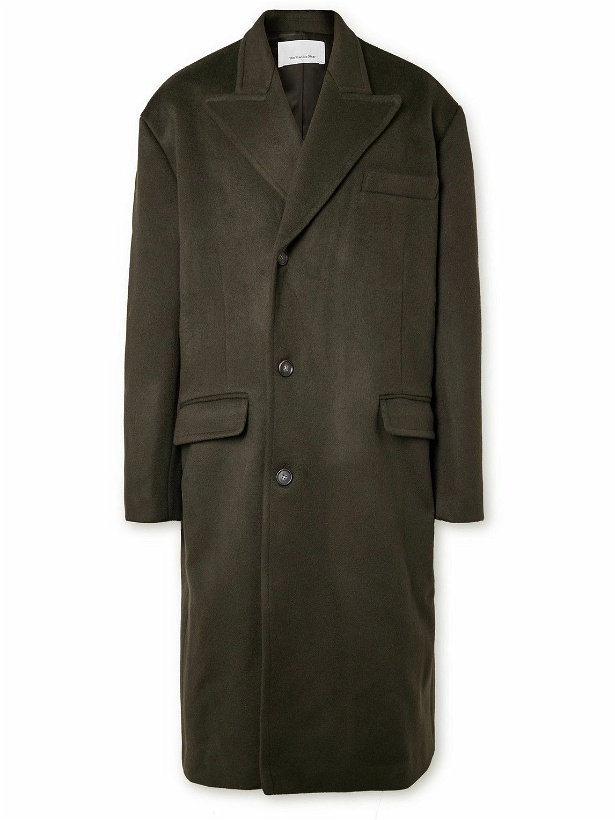 Photo: The Frankie Shop - Curtis Oversized Wool-Blend Coat - Brown