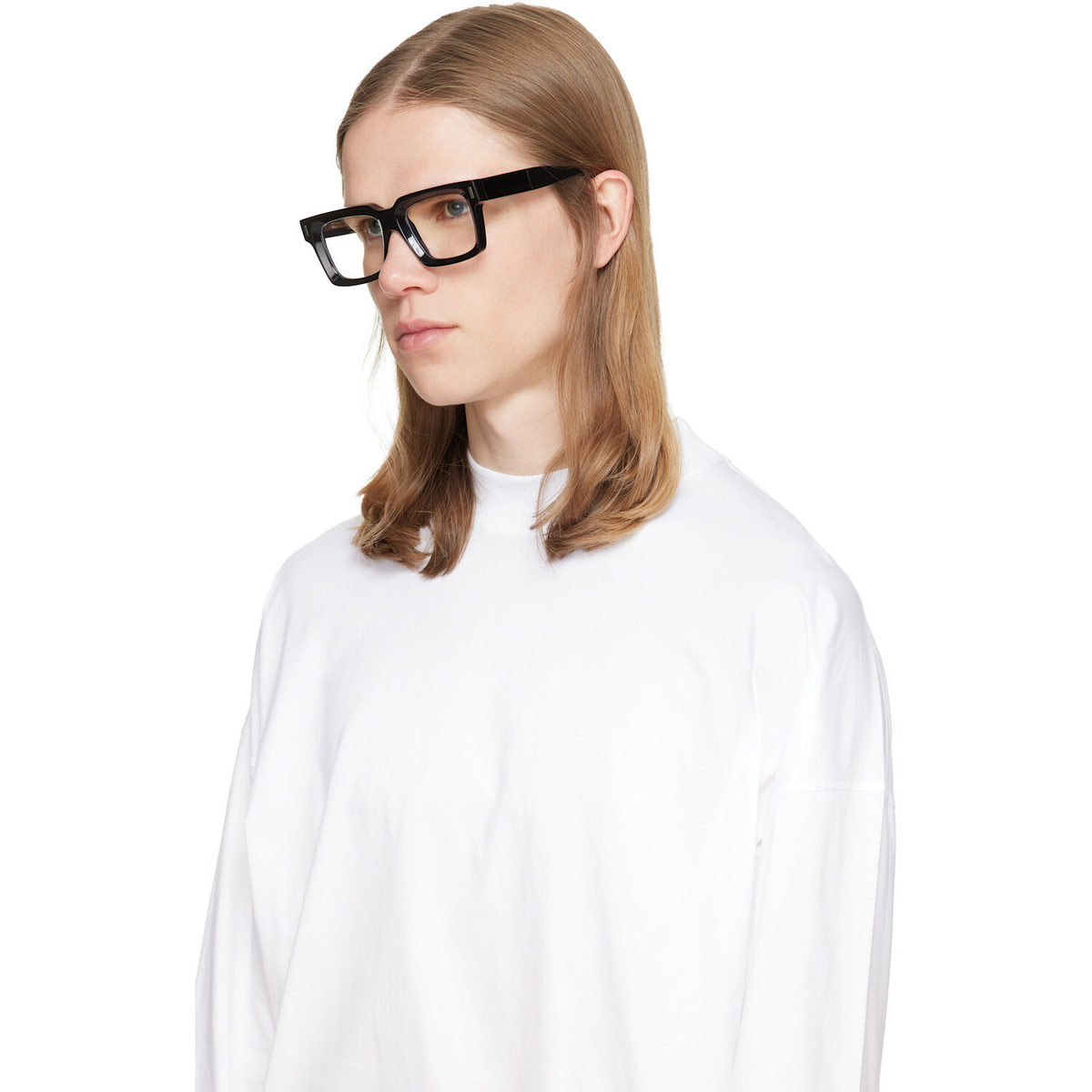 Cutler and Gross Black 1386 Square Optical Glasses
