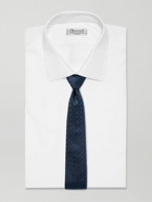 FERRAGAMO - 7cm Logo-Jacquard Silk Tie