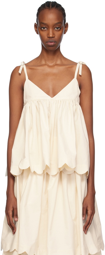 Photo: Le Petit Trou Off-White Carmen Camisole