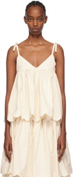 Le Petit Trou Off-White Carmen Camisole