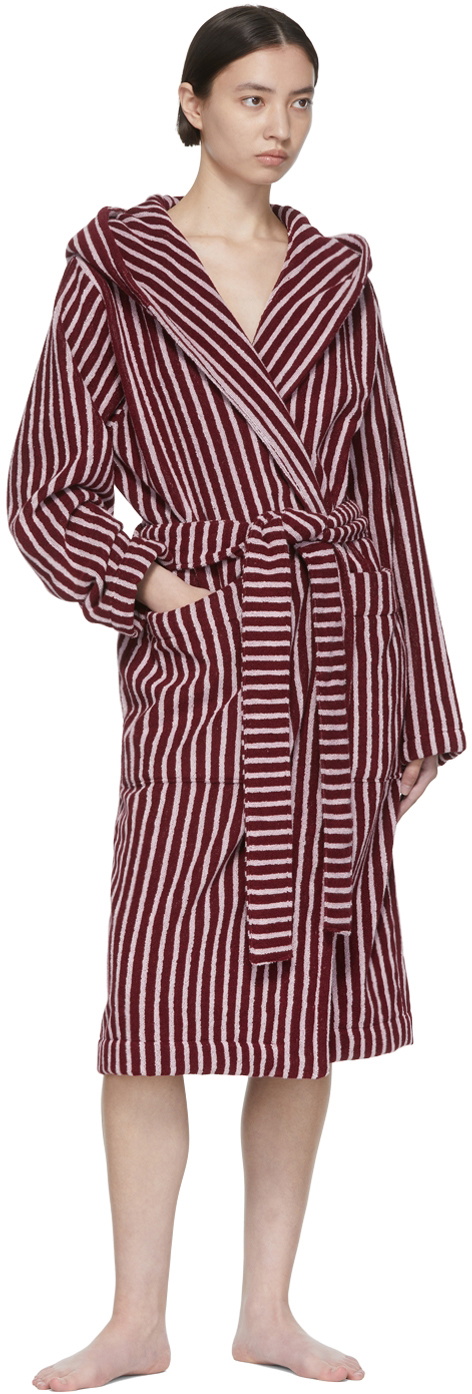 Tekla Red Organic Cotton Robe