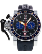 Graham Chronofighter Oversize GMT - Steel 2OVGS.B26A