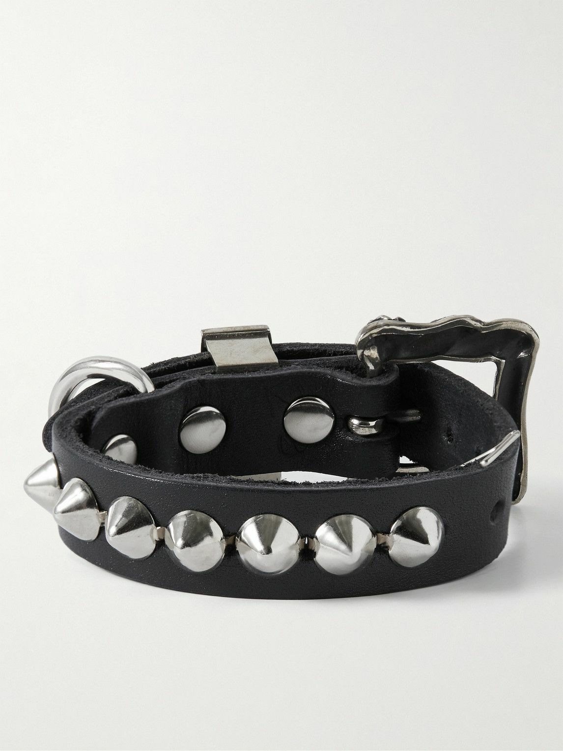 希少！enfants riches deprimes erd ブレスレット Enfants Riches Déprimés - Studded Silver-Tone Leather