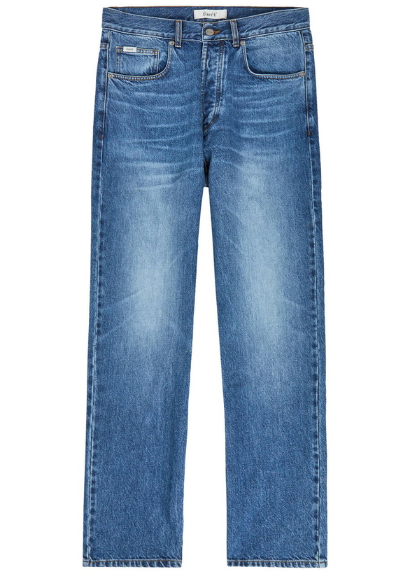 Photo: Forét Straight-leg Denim Jeans Mid Blu