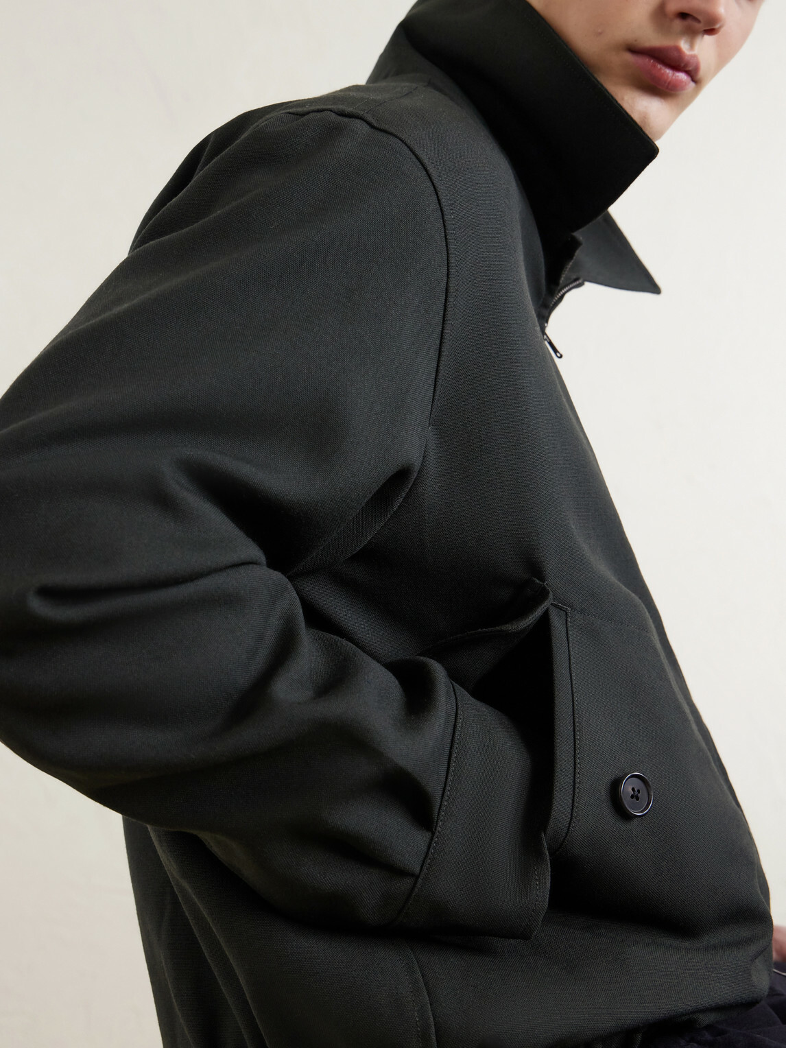 Margaret Howell - Virgin Wool Blouson Jacket - Black