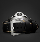 Panerai - Luminor Marina 1950 3 Days Acciaio 44mm Stainless Steel and Leather Watch, Ref. No. PAM01359 - Black