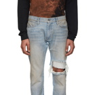 424 Blue Reworked Jeans